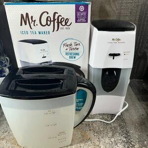 Mr. Coffee 3 Quart Iced Tea Maker Black White With Pitcher